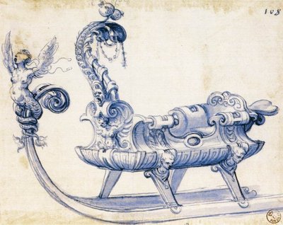 Bozzetto per una slitta da Giuseppe Arcimboldo